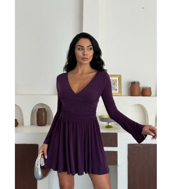 216272 PURPLE DRESS 