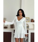216274 EKRU ELBİSE SANDY KUMAŞ