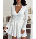 216274 EKRU ELBİSE SANDY KUMAŞ