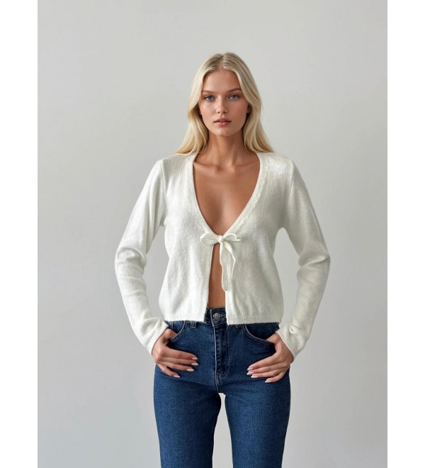 216305 Ecru CARDIGAN KNITWEAR
