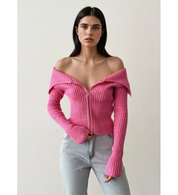 216308 PINK CARDIGAN KNITWEAR