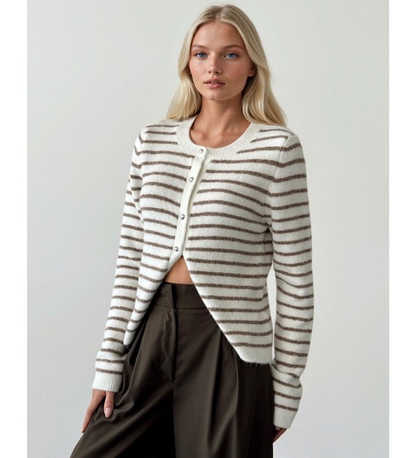 216312 CREAM CARDIGAN KNITWEAR