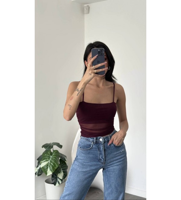 216327 COFFEE BLOUSE DIVER