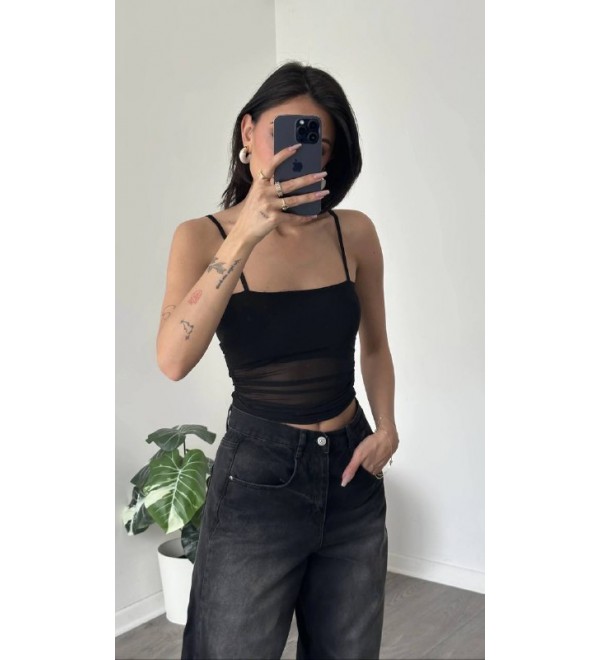 216329 BLACK BLOUSE DIVER