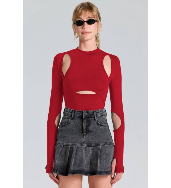 216344 RED BLOUSE DIVER