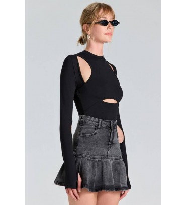 216346 SİYAH BLUZ DA...