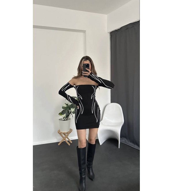 216347 SİYAH ELBİSE DALGIÇ