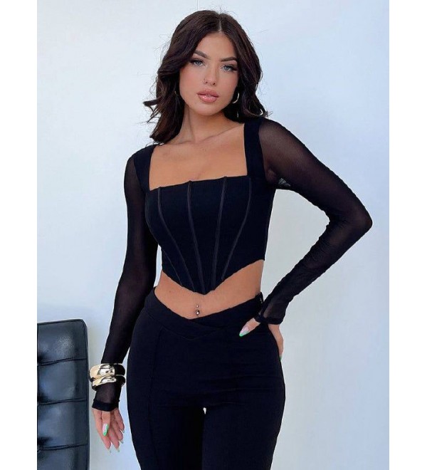 216350 BLACK BLOUSE DIVER