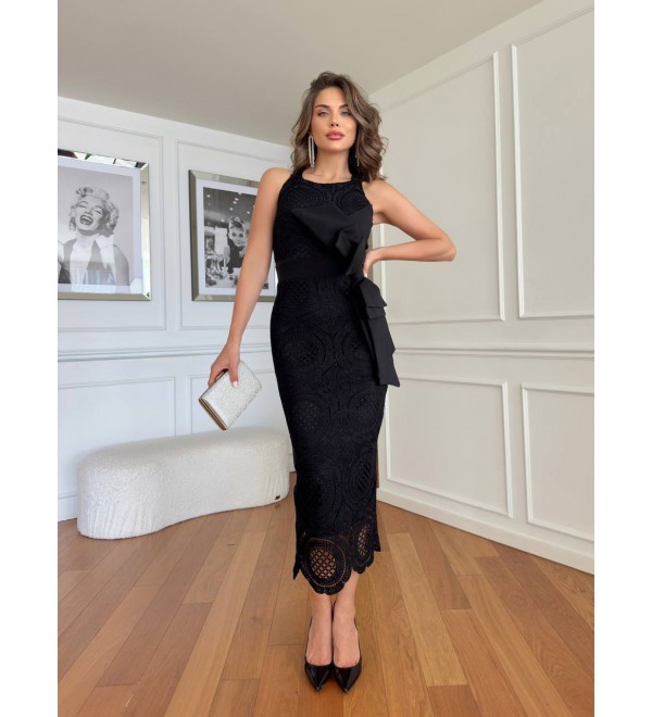 216384 SİYAH ABİYE ABİYE