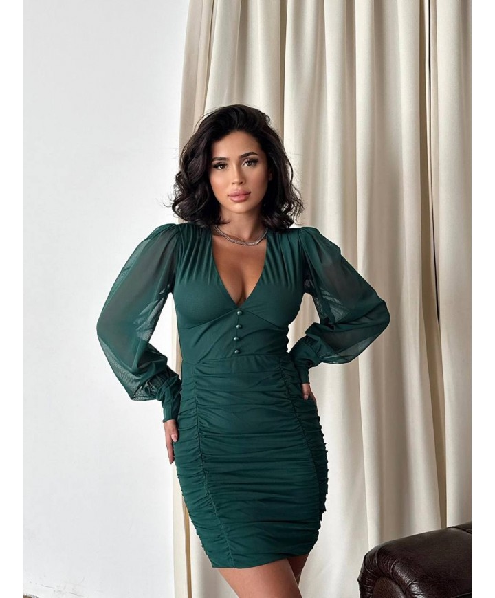 216390 YEŞİL ELBİSE