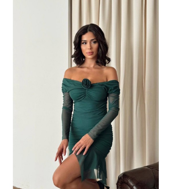 216419 YEŞİL ELBİSE