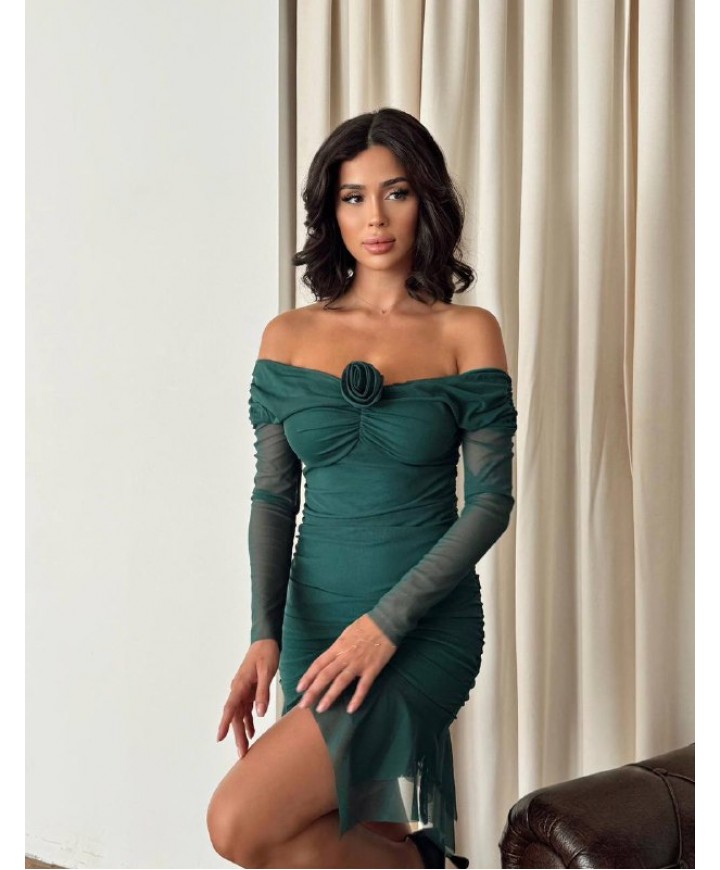 216419 YEŞİL ELBİSE