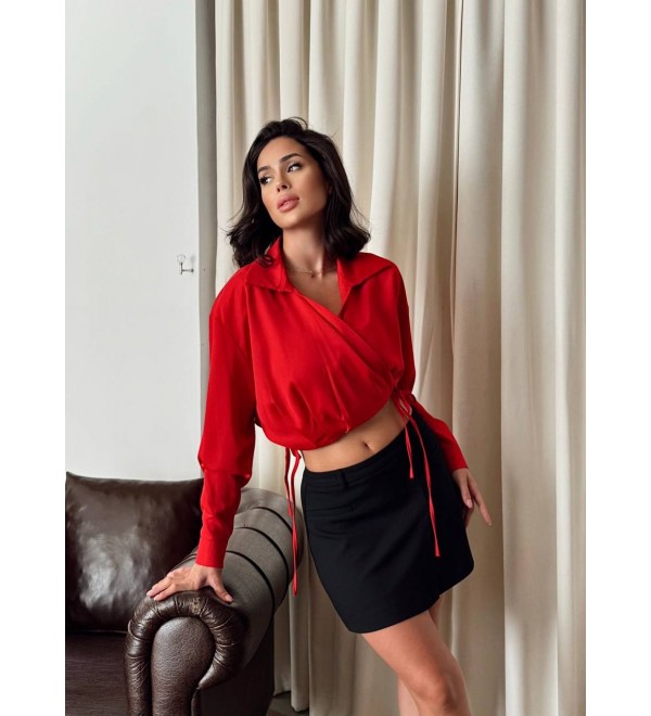 216424 RED BLOUSE