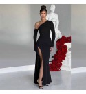 216517 SİYAH ELBİSE SANDY KUMAŞ