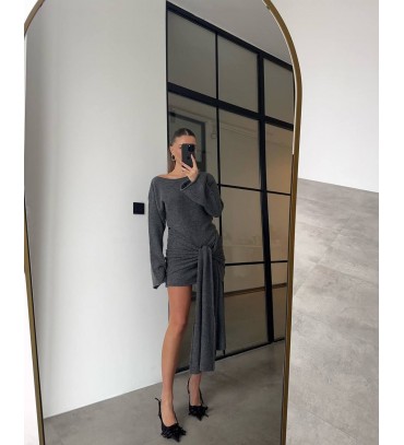 216527 GRİ ELBİSE...