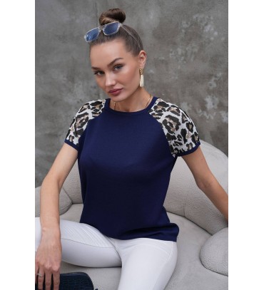 216566 LACİVERT BLUZ...