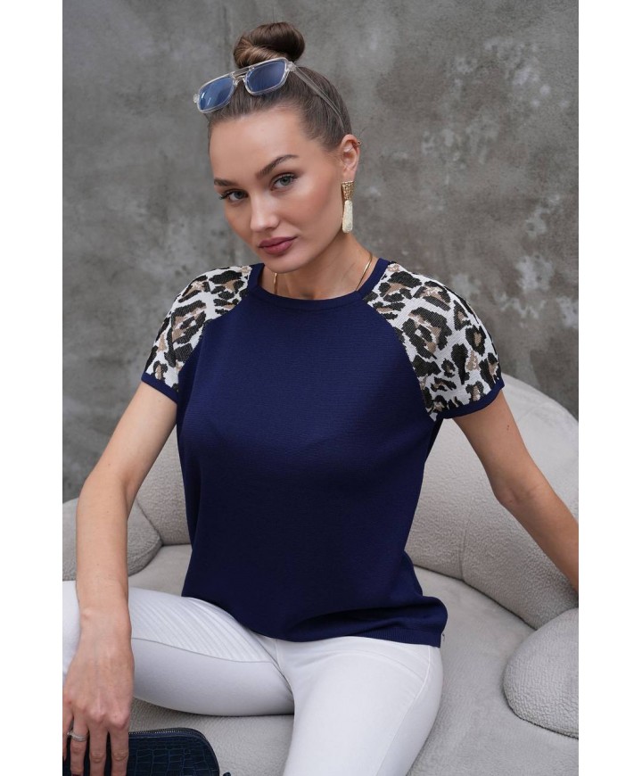 216566 LACİVERT BLUZ