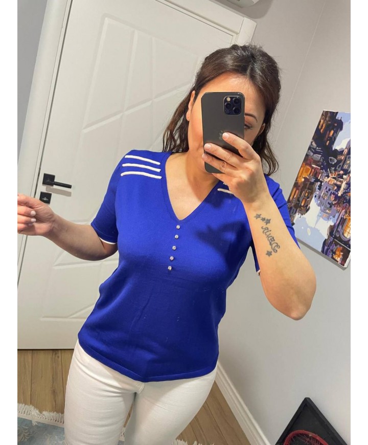 216568 MAVİ BLUZ