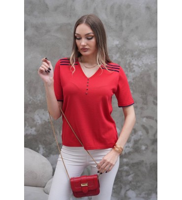 216569 TURUNCU BLUZ...