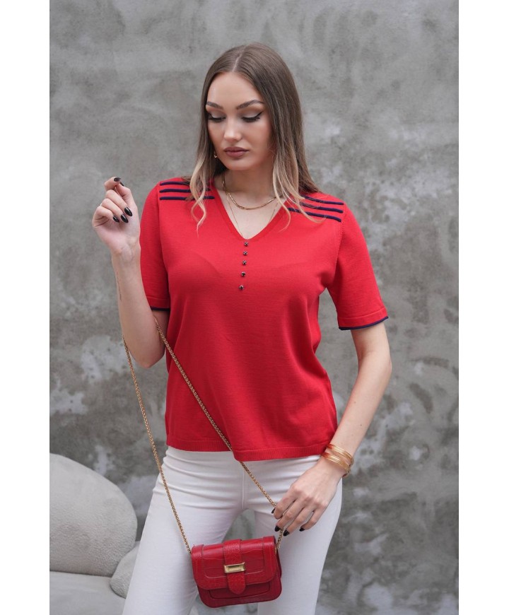 216569 TURUNCU BLUZ