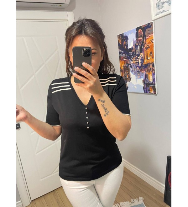 216570 BLACK BLOUSE