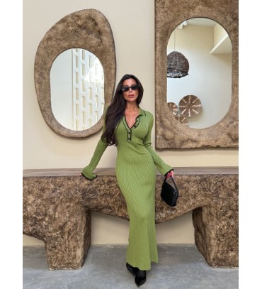 216591 HAKİ ELBİSE T...