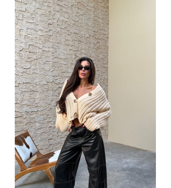 216600 BEIGE CARDIGAN KNITWEAR