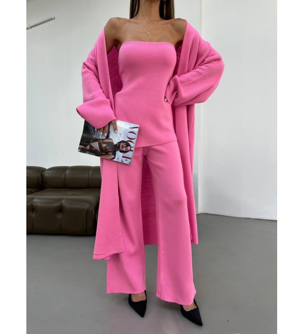 216654 PINK SET KNITWEAR