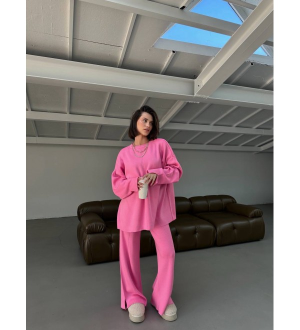 216662 PINK SET KNITWEAR