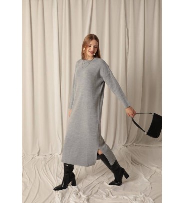 216680 GRİ ELBİSE TR...