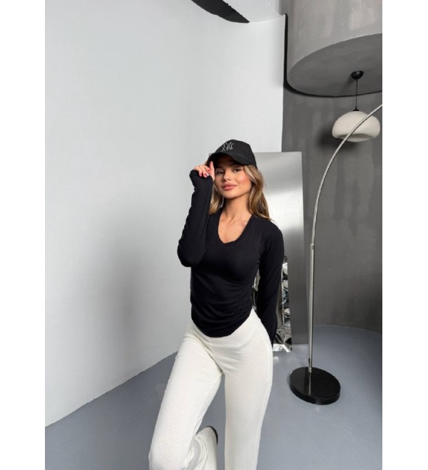 216759 BLACK BLOUSE