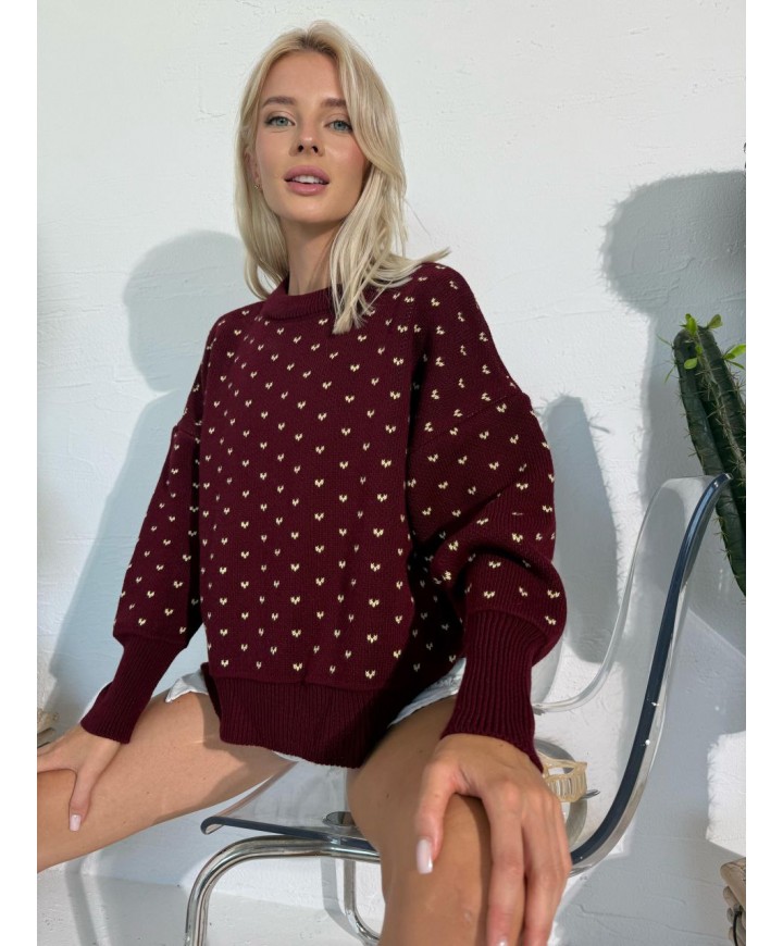 216779 BORDO KAZAK TRİKO