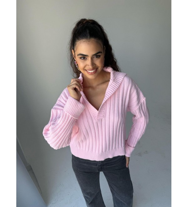 216783 PINK JUMPER KNITWEAR