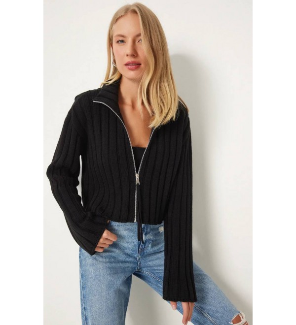 216799 BLACK CARDIGAN KNITWEAR
