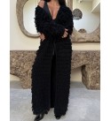 216811 BLACK CARDIGAN KNITWEAR