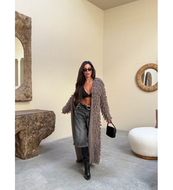 216812 MINK CARDIGAN KNITWEAR
