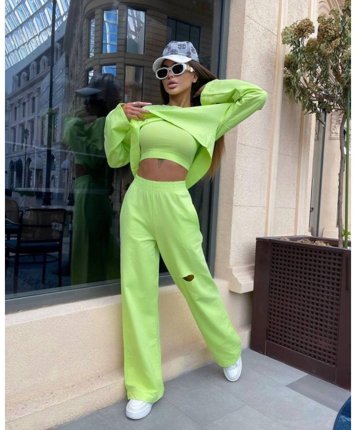 216833 NEON EŞOFMAN TAKIM % 100 COTTON