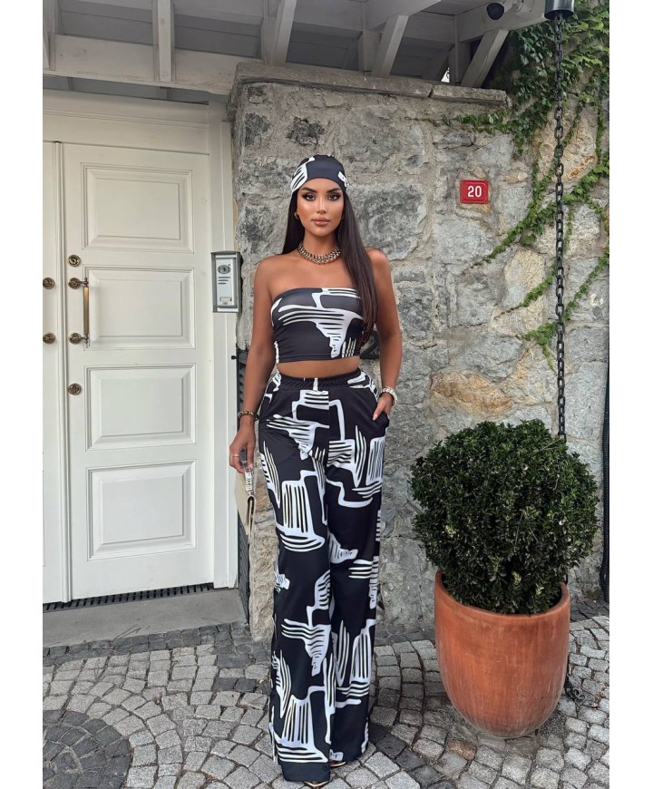 216854 SİYAH TAKIM % 100 COTTON