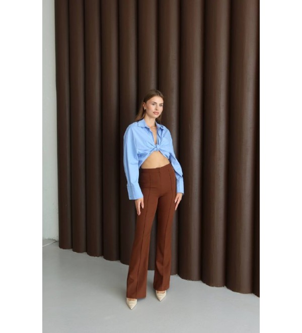 216915 COFFEE TROUSERS