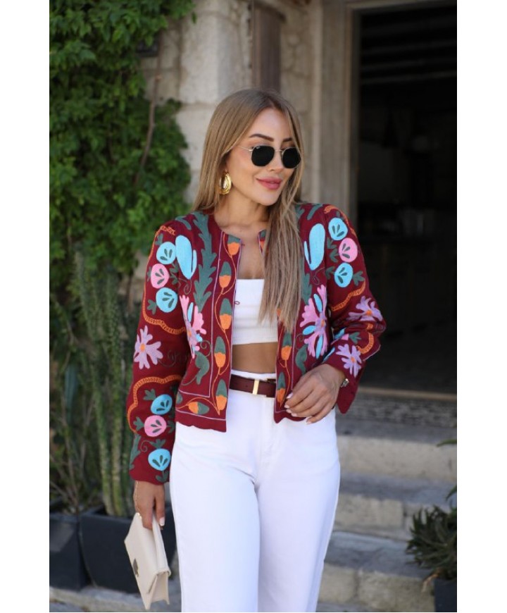 216944 DESENLİ CEKET