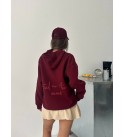 216964 MÜRDÜM SWEAT ŞARDONLU KUMAŞ