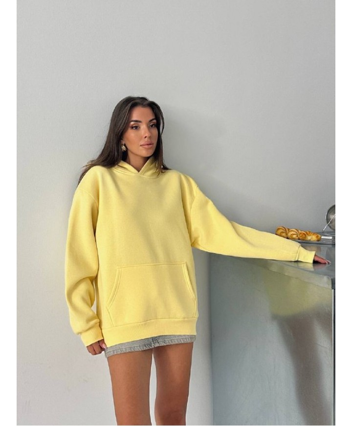 216965 SARI SWEAT ŞARDONLU KUMAŞ