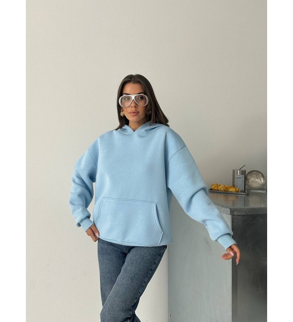 216967 MAVİ SWEAT ŞARDONLU KUMAŞ