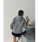 216968 GRİ SWEAT ŞARDONLU KUMAŞ