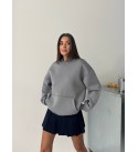 216968 GRİ SWEAT ŞARDONLU KUMAŞ