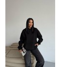 216972 SİYAH SWEAT ŞARDONLU KUMAŞ