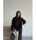 216972 SİYAH SWEAT ŞARDONLU KUMAŞ