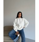 216973 EKRU SWEAT ŞARDONLU KUMAŞ
