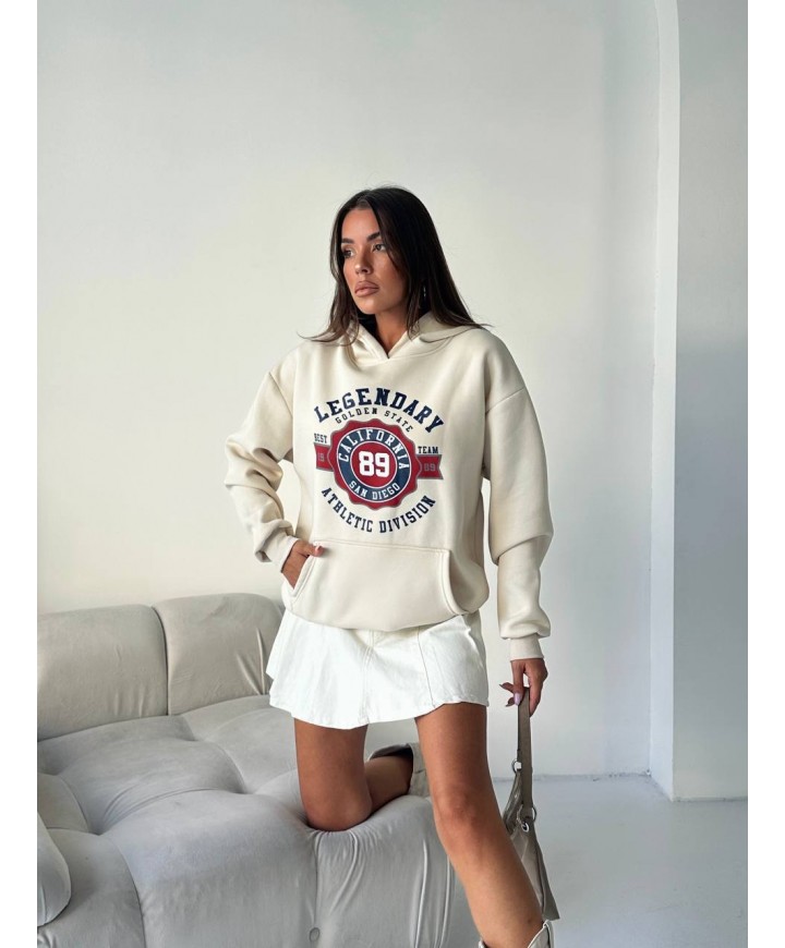 216975 EKRU SWEAT ŞARDONLU KUMAŞ
