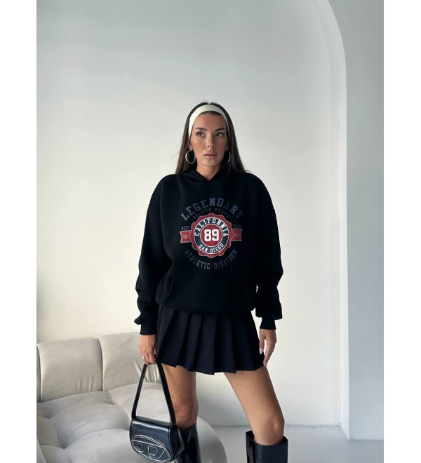216976 SİYAH SWEAT ŞARDONLU KUMAŞ